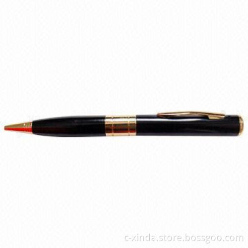 Spy Camera Pen with Smooth Ball-point Pen to Write, Can Record the Sound Around 15 Square Meters
